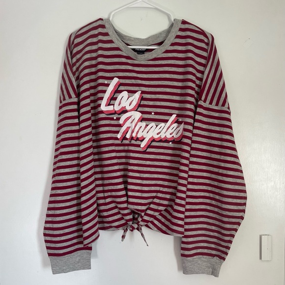 Joe Boxer Tops - Los Angeles Cropped Long Sleeve